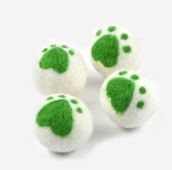 Balles  en laine mérinos (4 pièces)