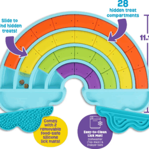 Calming rainbow treat puzzle
