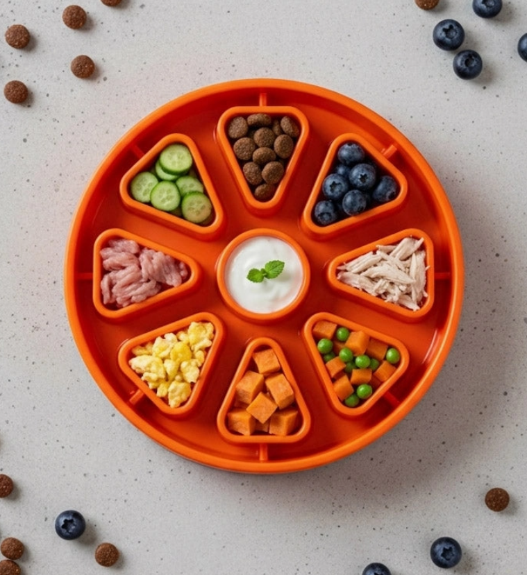 Gamelle etray citrus souple -sodapup – Image 2