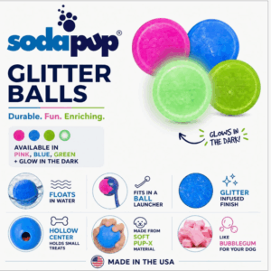 Balle à paillettes Sodapup Multi-usage