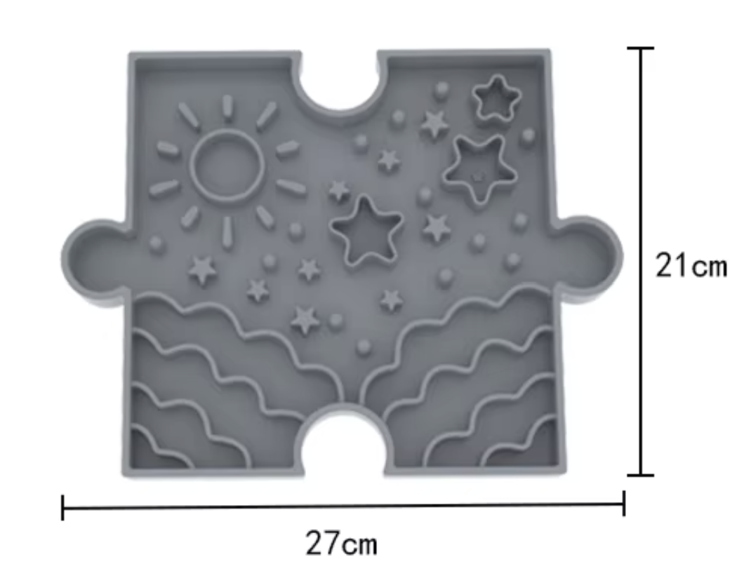 PUZZLE Gamelle Anti-glouton - Soleil/étoile/vague – Image 3