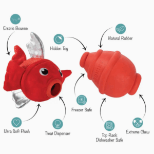Poisson distributeur 2en1