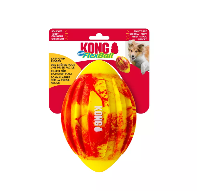 Balle rugby KONG Flexball XL – Image 4